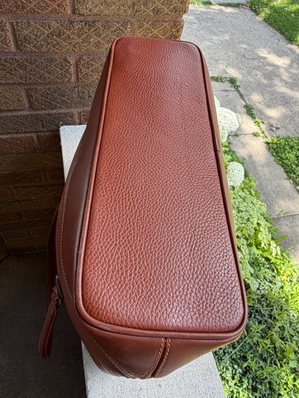 COACH Vintage Sheridan Wendell Large Domed British Tan Brief Shoulder Bag Rare - Picture 7 of 14